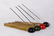 MANGO WOOD MATCHSTICK INCENSE HOLDER - {{ ecool-designs }}