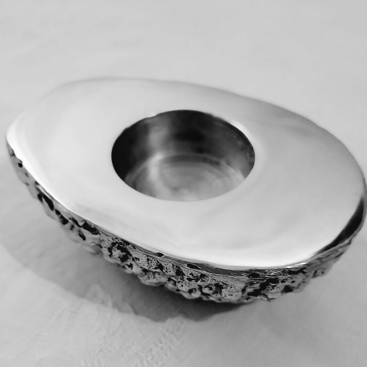 Recycled Aluminium Avocado Tea light holder