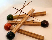 MANGO WOOD MATCHSTICK INCENSE HOLDER - {{ ecool-designs }}