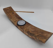 MANGO WOOD TEA LIGHT AND INCENSE STICK HOLDER - {{ ecool-designs }}